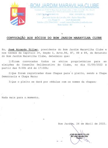 convocaçao eleiçao 2022.JPG